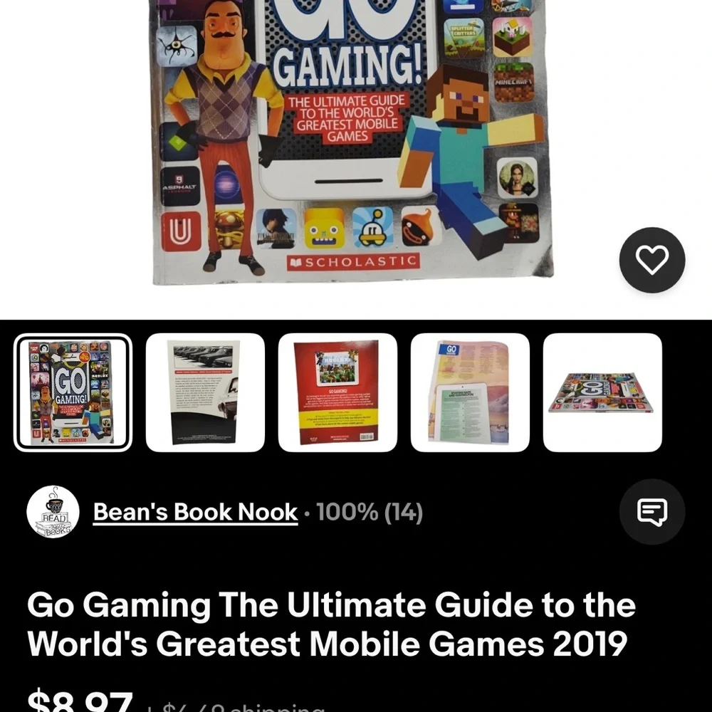 Scholastic White and Blue Gaming Guide for Video Game Enthusiasts